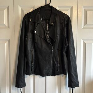 Faux Leather Jacket